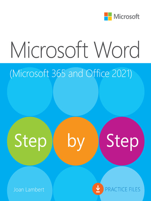 Title details for Microsoft Word Step by Step (Office 2021 and Microsoft 365) by Joan Lambert - Available